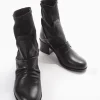 stivaletto tacco 5 cm nero