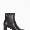 stivaletto tacco 5 cm nero