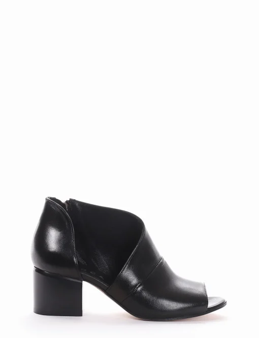 stivaletto tacco 5 cm nero