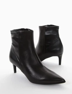 stivaletto tacco 5 cm nero