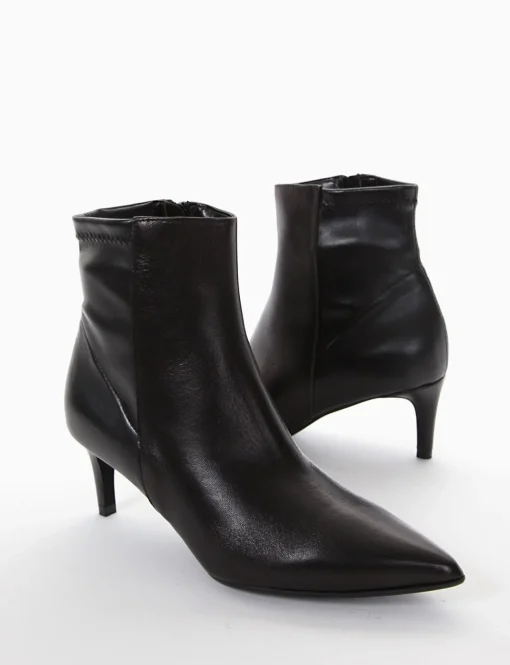 stivaletto tacco 5 cm nero