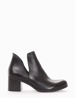 stivaletto tacco 5 cm nero