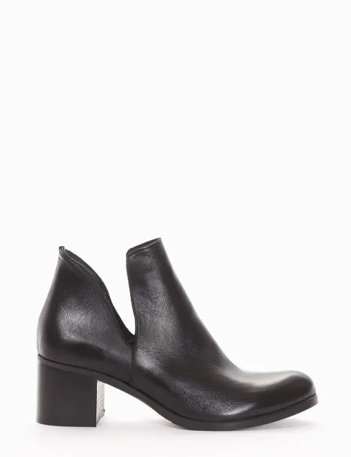 stivaletto tacco 5 cm nero