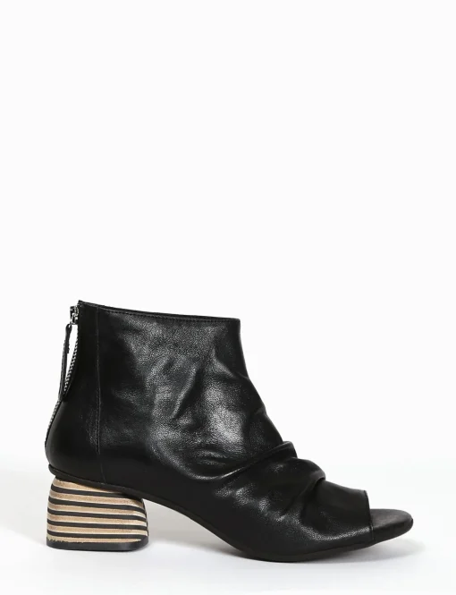 stivaletto tacco 5 cm nero