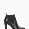stivaletto tacco 8 cm nero
