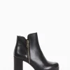 stivaletto tacco 8 cm nero