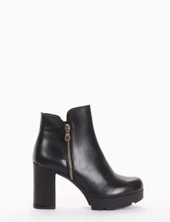 stivaletto tacco 8 cm nero