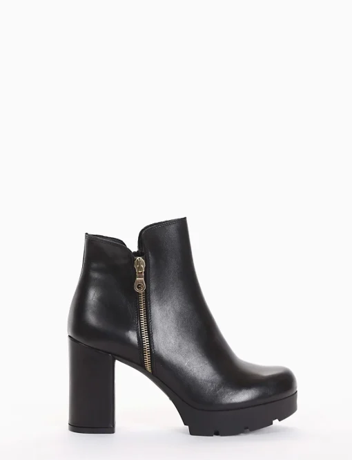 stivaletto tacco 8 cm nero
