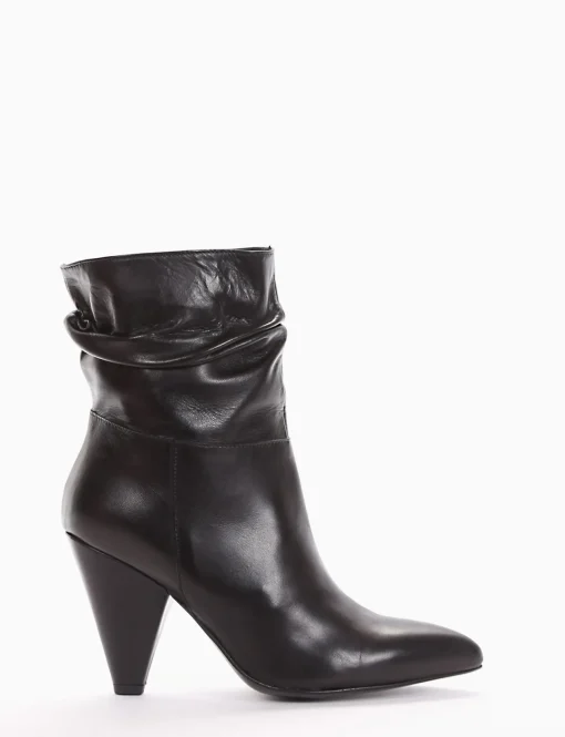 stivaletto tacco 8 cm nero