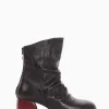 stivaletto tacco 6 cm nero