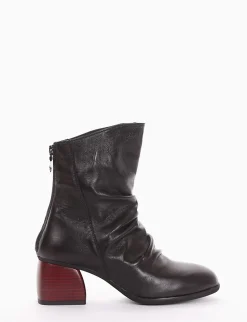stivaletto tacco 6 cm nero