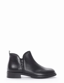 stivaletto tacco 2 cm nero