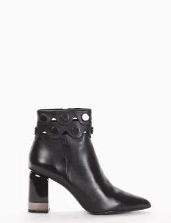 stivaletto tacco 7 cm nero