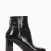 Stivaletto tacco 8 cm nero