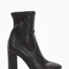 stivaletto tacco 9 cm nero