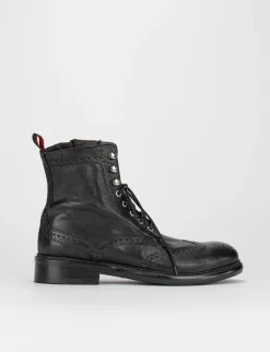 stivaletto tacco 2 cm nero