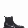 stivaletto tacco 2 cm nero