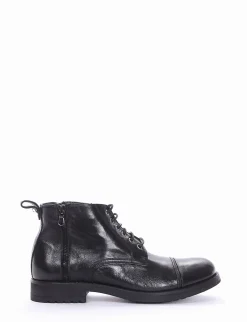 stivaletto tacco 2 cm nero