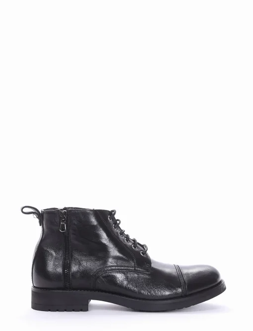 stivaletto tacco 2 cm nero
