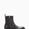 stivaletto tacco 2 cm nero