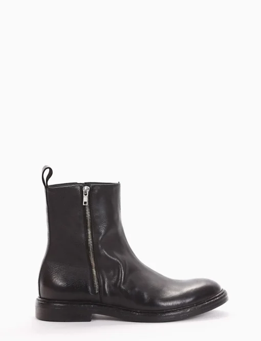stivaletto tacco 2 cm nero