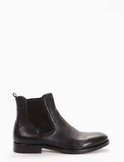 stivaletto tacco 2 cm nero