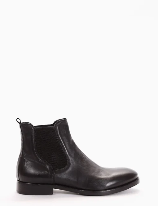stivaletto tacco 2 cm nero