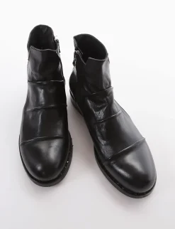 stivaletto tacco 2 cm nero