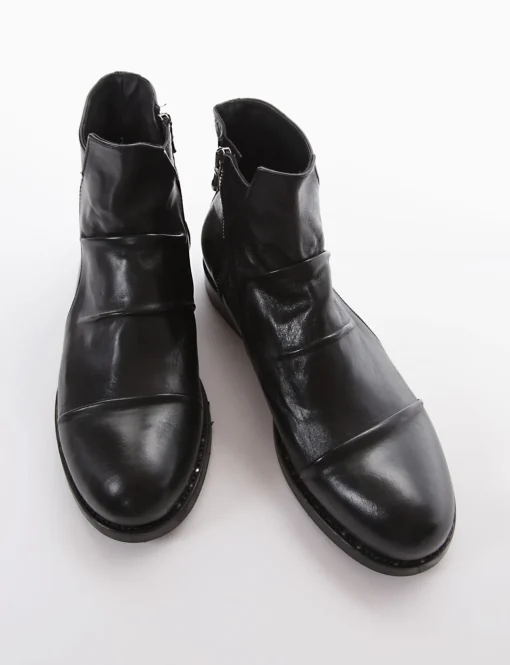 stivaletto tacco 2 cm nero
