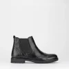 stivaletto tacco 2 cm nero