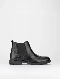 stivaletto tacco 2 cm nero