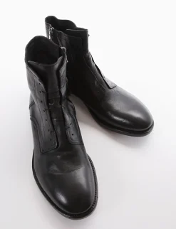 stivaletto tacco 2 cm nero
