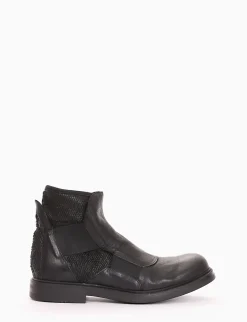 stivaletto tacco 2 cm nero