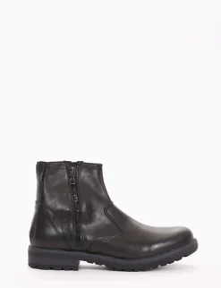 stivaletto tacco 2 cm nero