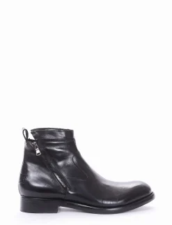 stivaletto tacco 2 cm nero