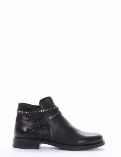 stivaletto tacco 2 cm nero