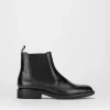 stivaletto tacco 2 cm nero