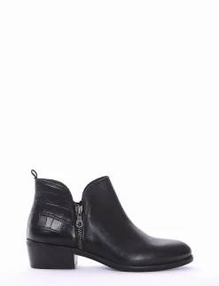 stivaletto tacco 3 cm nero