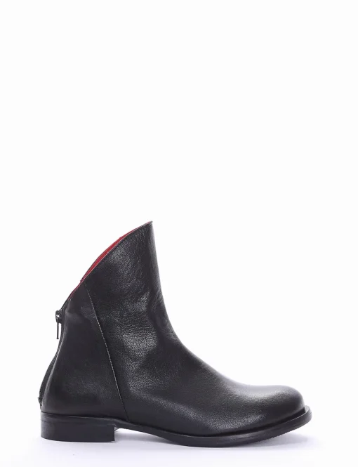 stivaletto tacco 2 cm nero