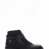 stivaletto tacco 2 cm nero