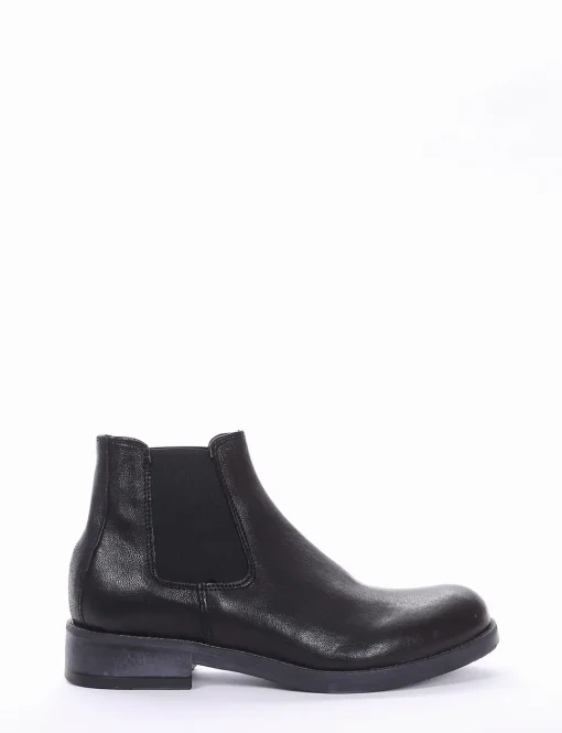 stivaletto tacco 2 cm nero