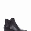 stivaletto tacco 2 cm nero