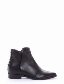 stivaletto tacco 2 cm nero