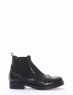 stivaletto tacco 2 cm nero
