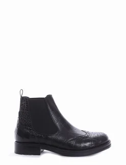 stivaletto tacco 2 cm nero