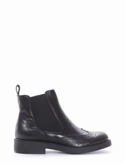stivaletto tacco 2 cm nero