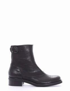 stivaletto tacco 2 cm nero
