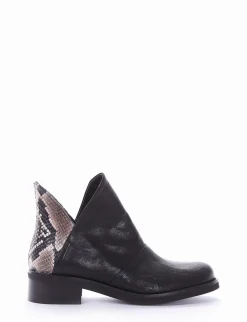 stivaletto tacco 3 cm nero