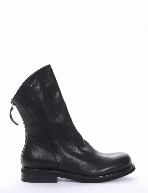 stivaletto tacco 2 cm nero