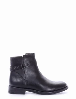 stivaletto tacco 2 cm nero